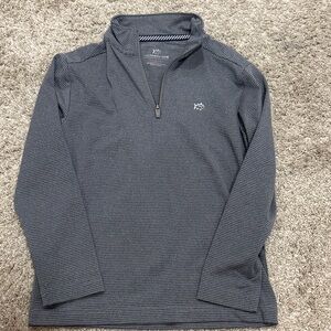 Boys Southern Tide Gray Quarter-Zip. Size Small. Like new